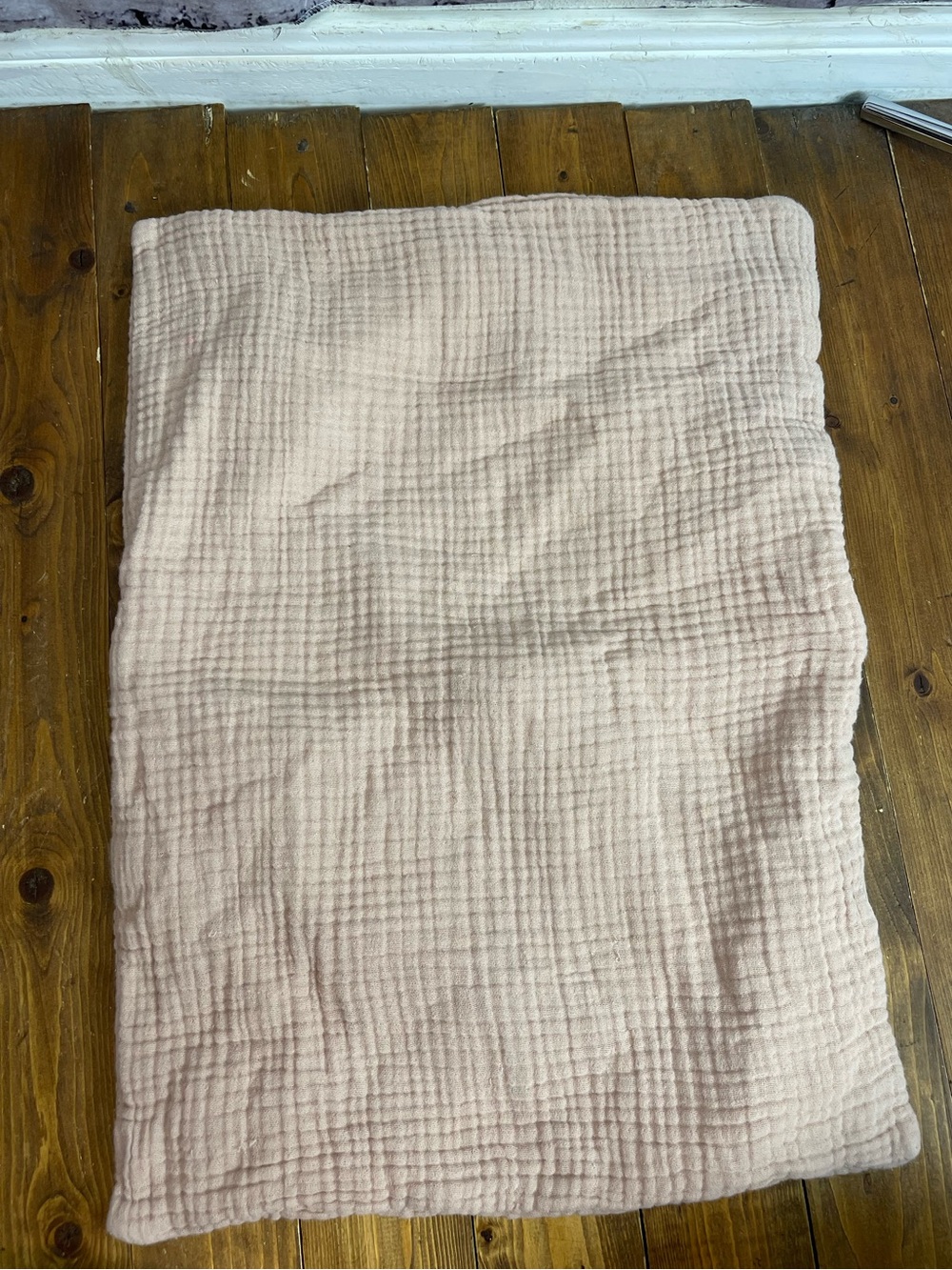 West elm 20x26 inch pillow sham cotton gauze tan
